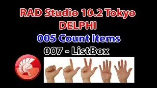 Rad Studio Delphi 007 ListBox - 005 Count Items