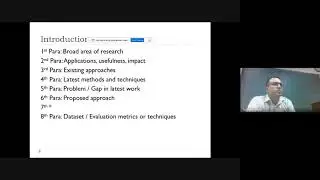RM L4: Writing Literature review, proposed work and experimental results