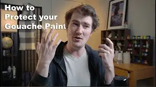 How to not DESTROY your gouache painting!?