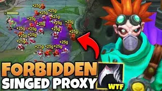 I invented the most ANNOYING Proxy Singed strategy you'll ever see...