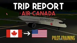 PTFS Emergency Flight! | Air Canada 787-9 (Buisness class) | Real sounds 🔊! | America - Canada