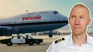 Police Cars Chase 747 Down Runway - Argo | Hollywood vs Reality