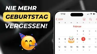 Wie du keinen Geburtstag mehr vergisst! (Versteckte iPhone Funktion) 🎂