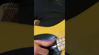 Smells like teen spirit slap bass (right hand) #shorts #bass #guitar #musiceducation