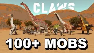 ALL 100+ SPECIES OF DINOSAUR IN CLAWS! - Minecraft