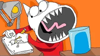 I EAT GLASS ANIMATED ON PAPER (Animation)