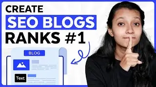 Create SEO-Optimized Blogs with AI (Rank #1 on Google)