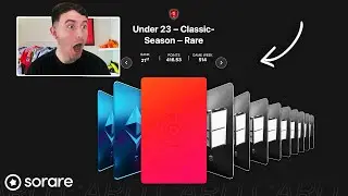 Most Cards Ive EVER Crafted + 9x Sorare Reward Boxes 🎁