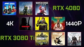 RTX 4080 vs RTX 3080 Ti | 4k & 1440p Ultra Gaming Benchmarks