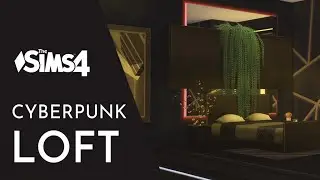 Corpo Plaza 🎸🍸🤘| Cyberpunk Apartment | No cc | The Sims 4 | Stop Motion