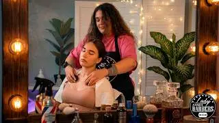 💈 ASMR Head Massage by Barber Lady Elle