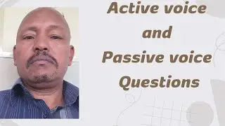 Active voice and passive voice