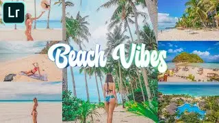 Beach Vibes Preset | Free Lightroom Mobile Presets Free DNG | Lightroom Editing Tutorial