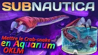 SUBNAUTICA - comment mettre un snake crab en aquarium OKLM