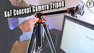 Trying a new horizontal tripod - K & F Concept