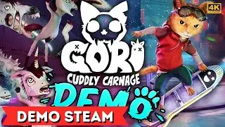 ACCIÓN FRENÉTICA Y HUMOR DISPARATADO | Gori Cuddly Carnage Gameplay - Demo Completa - Español