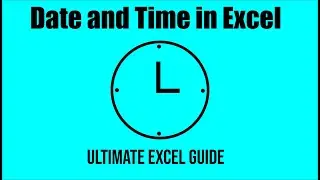 How to Get the Current Date and Time in EXCEL!