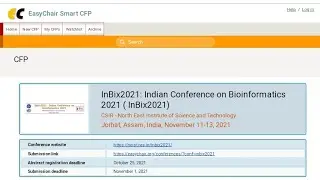 CSIR NEIST 2021 :Invitation to participate in Indian Conference on Bioinformatics 2021 (INBIX 2021)