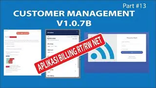 Instalasi Customer Management Mikrotik V1.0.7b - Aplikasi Billing RT RW NET