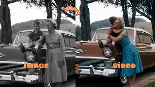 Watch History Move AI Colorized & Animated Rare Photos