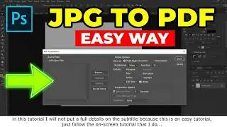 How to Merge all JPG and PDF in a single PDF - Photoshop tutorial