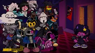 Crucify But Different Characters Sing It (FNF But Everyone Sings Crucify)
