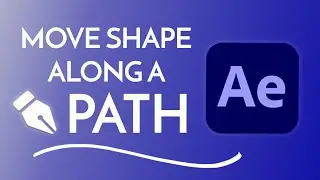 Adobe After Effects: How to move a shape along a custom path and auto orient the shape
