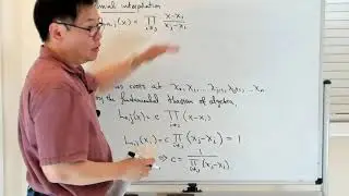 Lagrange polynomial interpolation