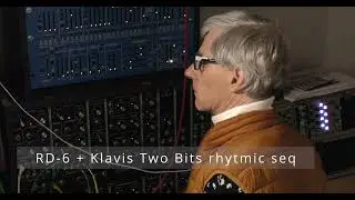 RD-6 + Klavis Two Bits rhytmic sequence short demo