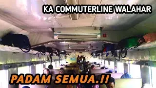 LISTRIK NYA PADAM TOTAL.!!  NAIK KA COMMUTERLINE WALAHAR DI HARI BESAR KARAWANG-CIKARANG