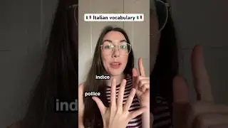 Can you name these in Italian?