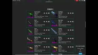 Mm2 value list (2022 July)