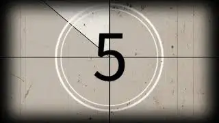 Number Count down Cinematic effect #sv Creative