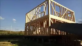 КАРКАСНЫЙ ДОМ 9 НА 9 ВТОРОЙ ЭТАЖ