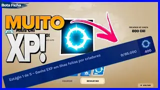 GLITCH NINJA - Ganhe EXP em Ilhas Feitas por criadores - Fortnite Capítulo 5 Temporada 2