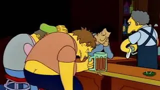 Los Simpson - Moe - He retirado los juegos, la gente bebe menos cuando juega