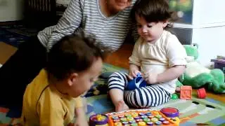 Sam and noah playing