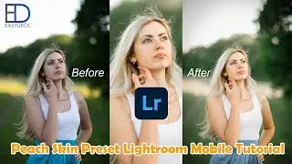 How to Edit  Peach Skin Preset Lightroom Mobile Tutorial Color Presets Free DNG Instagram Color #03