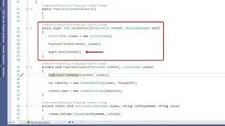 Demo: Use Middleware to Populate User Claims from App Service Security