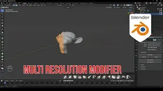 Blender 4.5 Multi Resolution Modifier Explained, Part 21 Tutorial
