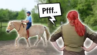 With only neckrope dressage lessons! 🤪