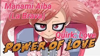 Manami Aiba's words (La Brava)//My Hero Academia : Love and Passion