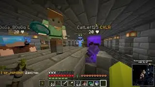 Minecraft сборище всех крутых челов CVLR на сервере Shalker часть 1