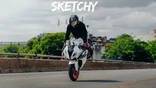 ALMOST CRASHED MY S1000RR PRACTICING STOPPIES
