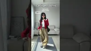 [ 188 ] 가디건 하나로 가을코디 7개! 💕 #룩북 #스타일 #패션
