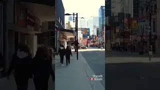 #downtowntoronto on #yongestreet 🇨🇦, #downtown #toronto #shorts
