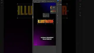 ILLUSTRATORDE METİNLERE GRADİENT EKLEMEK 🔥