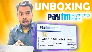 How to get Paytm ATM Card | Paytm Payment Bank Debit Card | UNBOXING