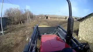 МТЗ-1221.3 Перевозка ячменя на мельницу.