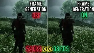 FSR 3 Frame Generation ON vs OFF In Ghost of Tsushima - How Big Is The Difference?